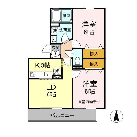 スクエアガーデン KAMAKURA B/Cの間取り写真