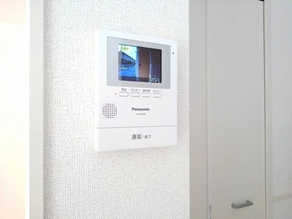 セキュリティ　モニター付きインターホン