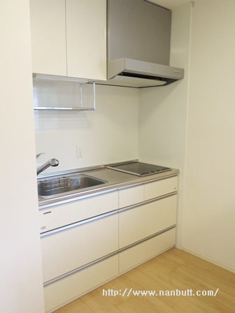 キッチン　2口IHクッキングヒーター付きシステムキッチン