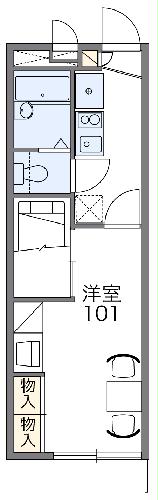 レオパレス千防の間取り