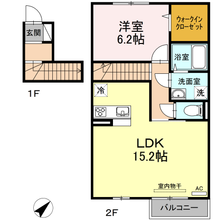 エトワールしゅりVの間取り