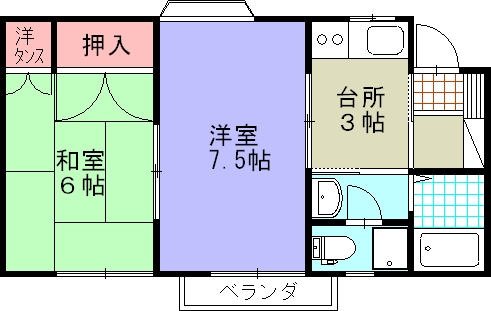 メゾンド加納　３の間取り