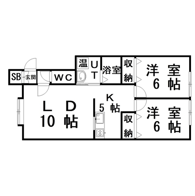 プリムヴェールIIの間取り