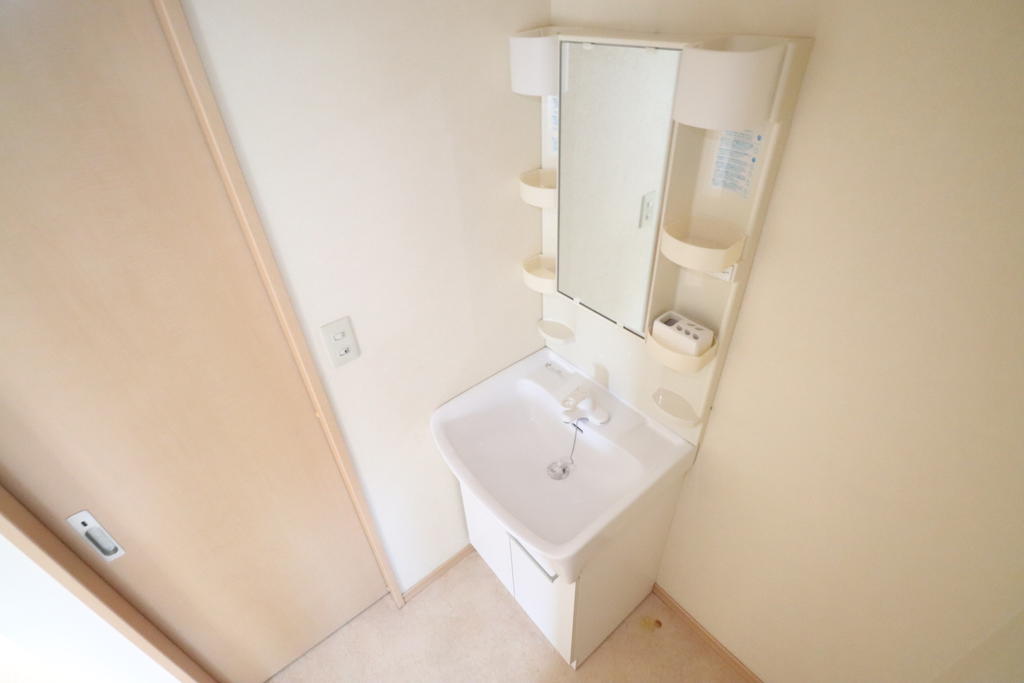 洗面設備　脱衣スペース♪