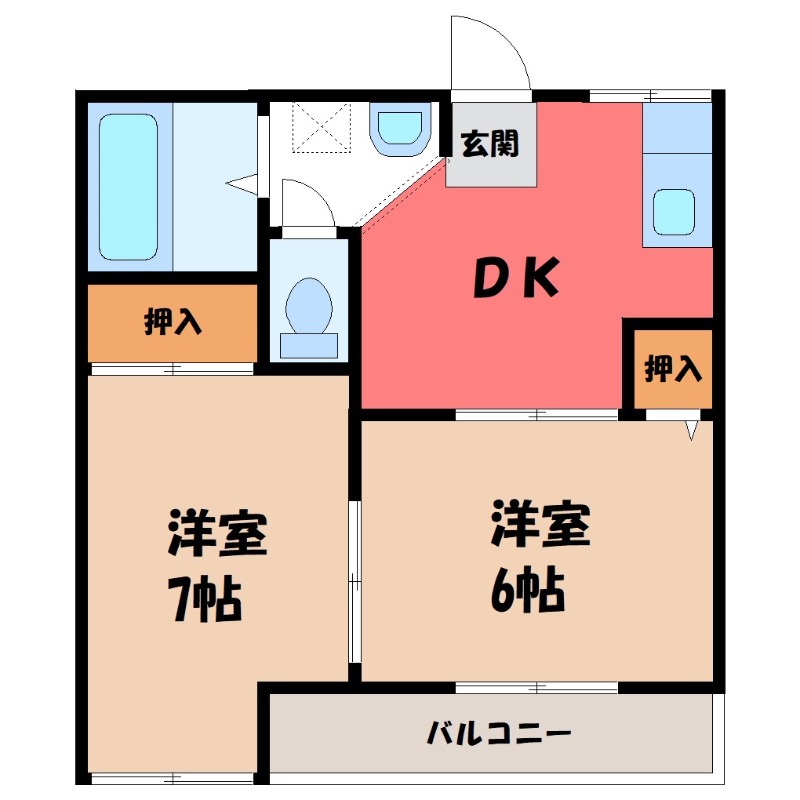 フレンドハイツの間取り