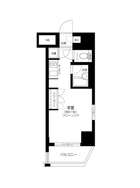 ガリシアヒルズ西麻布ＷＥＳＴの間取り