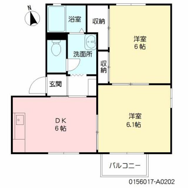 ネオベルデ森町IIの間取り