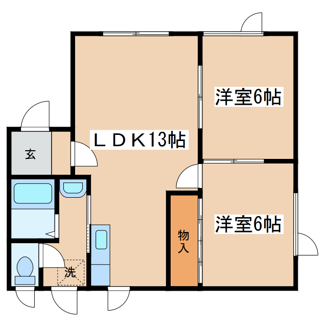 第３すみれマンションの間取り