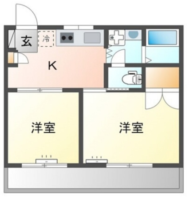 ラピス等々力の間取り