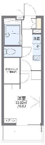 レオパレスまいふかの間取り