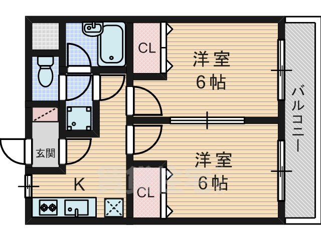 フォートクレールの間取り