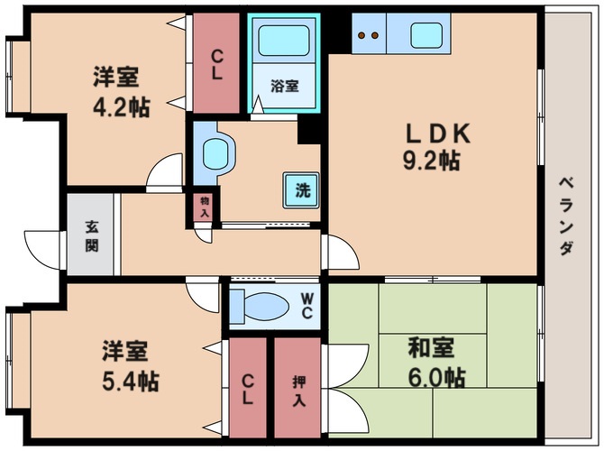 ＯＰＨ杉本町の間取り