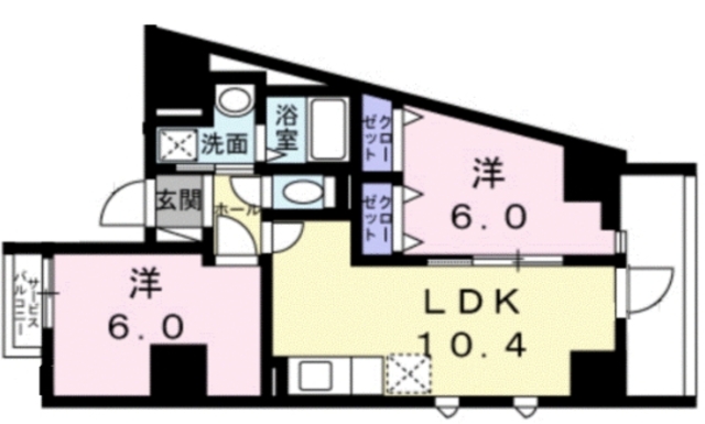 カナール K2の間取り