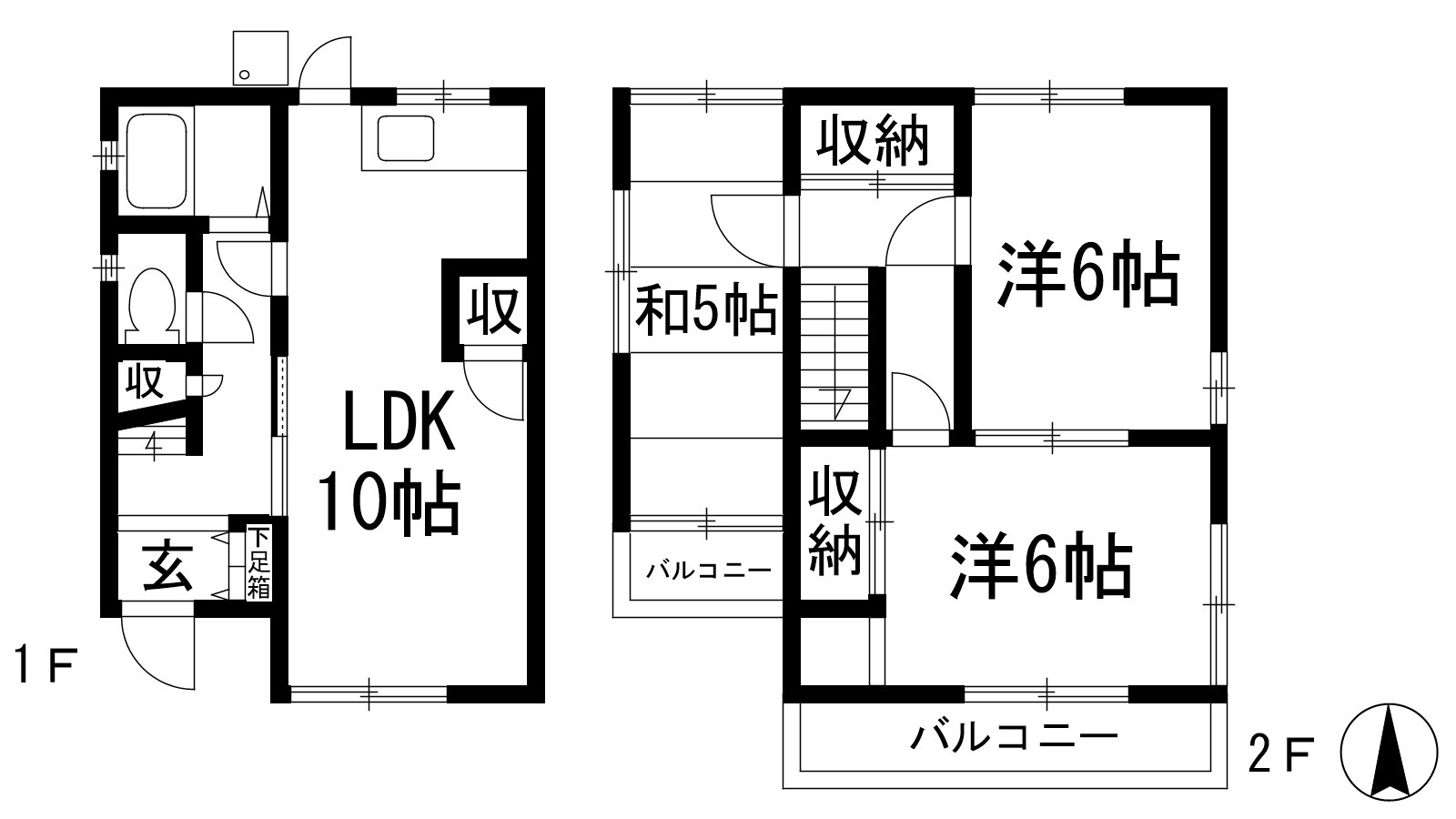 久代2丁目戸建の間取り