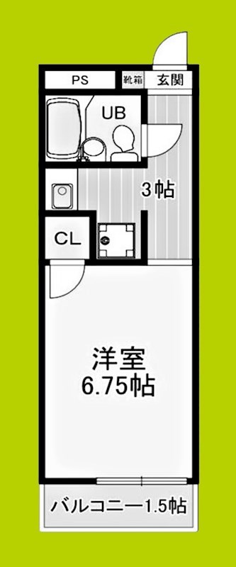 【カネジョウハイツの間取り】