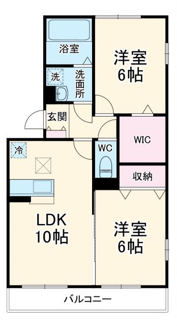 フェリーチェ　ヴィータＡの間取り