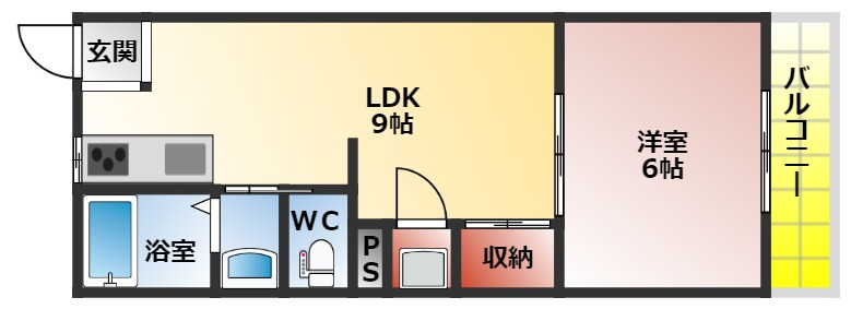 ＦＡＶＯＲＩＴＥ　ＧＡＲＤＥＮ山の手の間取り