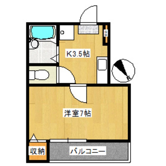 エルムハイツの間取り