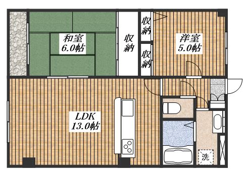 スカイレジデンスの間取り