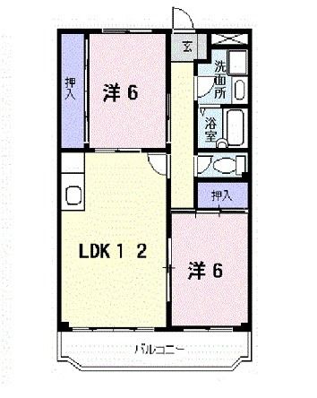 【カンフォートハイツ泉の間取り】