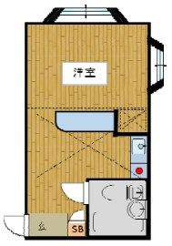 鎌倉市植木のアパートの間取り