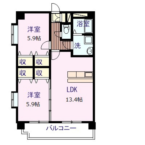 アンジュ光の森の間取り