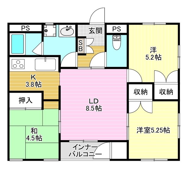 フローリッシュIIの間取り