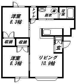 フィールドワンの間取り