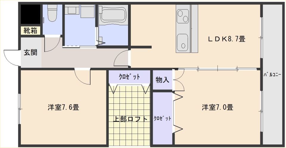 ルネスインサザンクロスの間取り