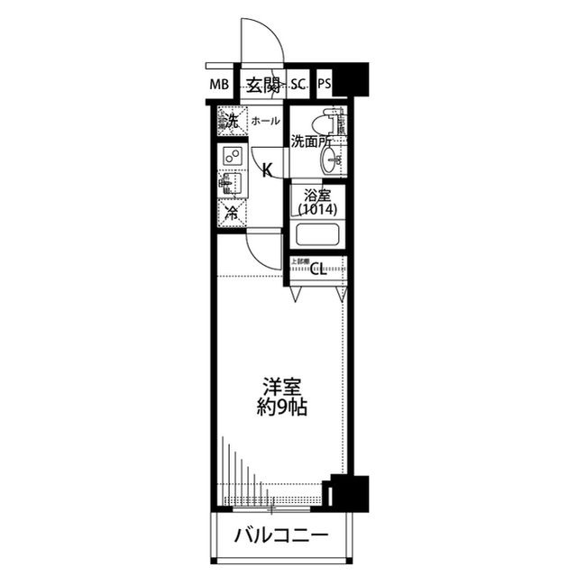 大田区本羽田のマンションの間取り