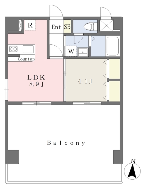 Ｍａｙｆａｉｒ　ＭＡＴＳＵＹＡＭＡＳＨＩＥＫＩ　ｓｑｕａｒｅの間取り