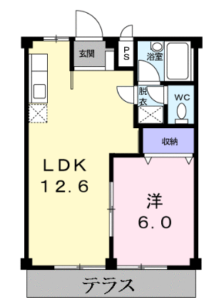 ＭＡハイツIIの間取り