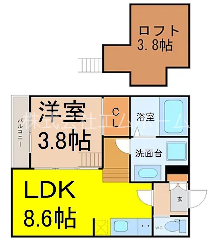 Ｊｓｔａｇｅ鳴海の間取り