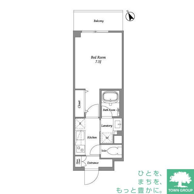 大田区田園調布本町のマンションの間取り