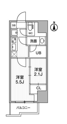 【ＳＹＦＯＲＭＥ亀戸の間取り】