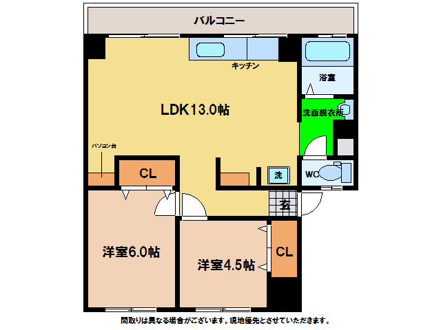 東川原ビルの間取り