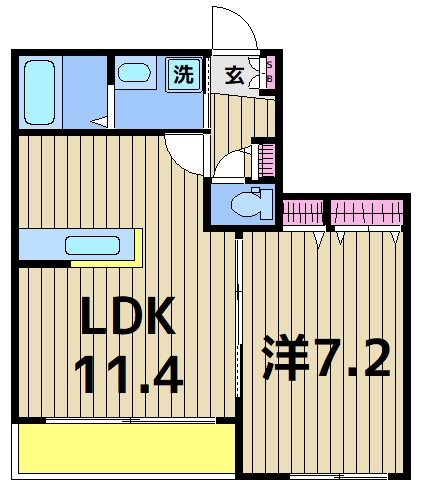 Maisond or KAMEARI EASTの間取り