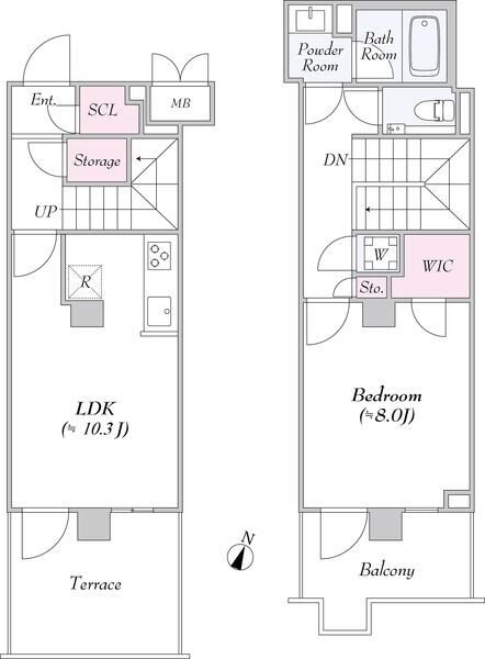 URBANLINK護国寺の間取り