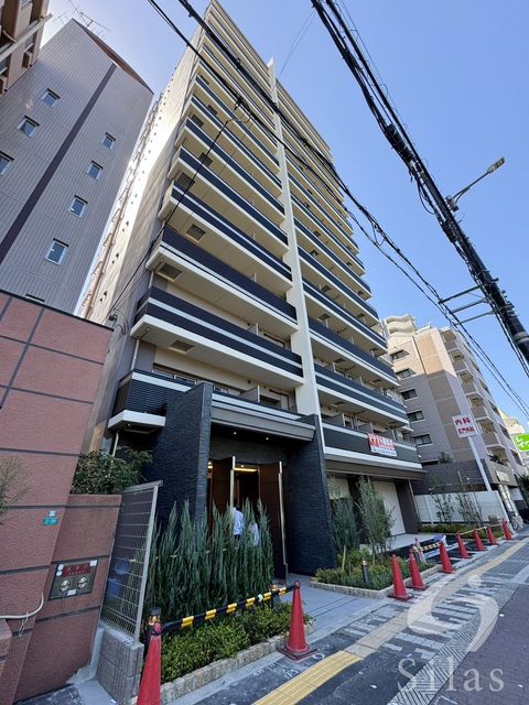 大阪市住之江区南加賀屋のマンションの建物外観