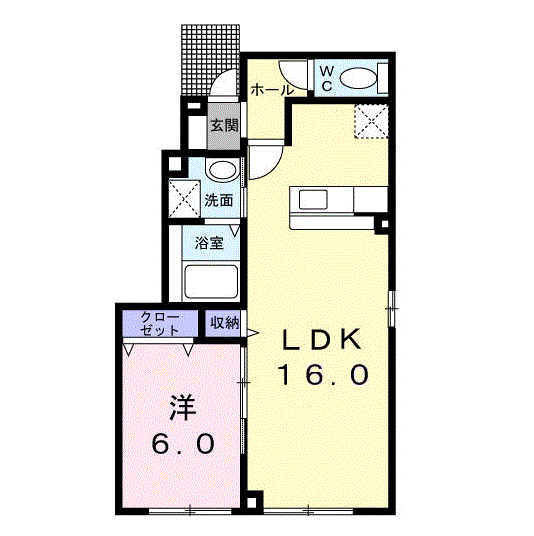 イーストクレールの間取り
