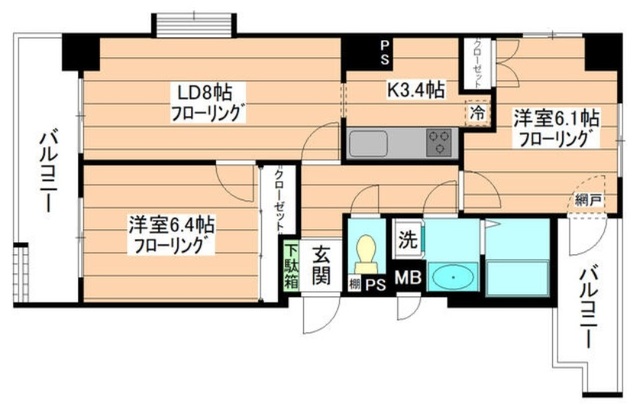 ヴィタノーバの間取り