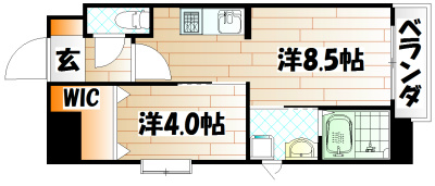 プルーム木町の間取り