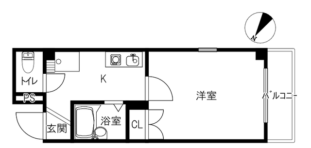 メゾン想い出橋の間取り