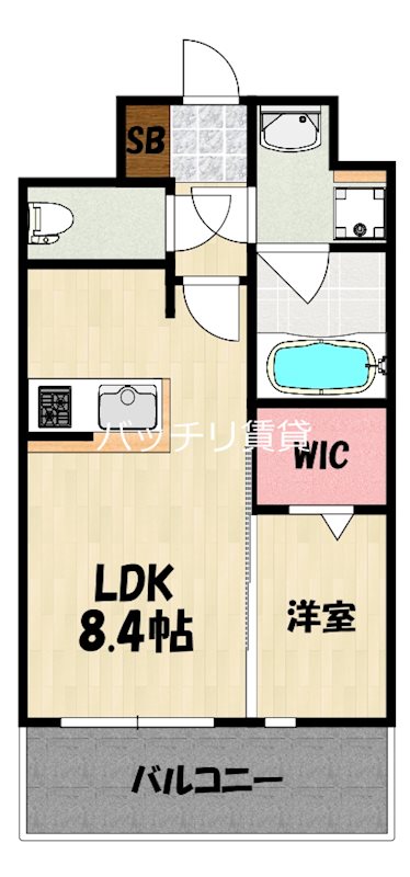 グランフォーレプライム神屋町の間取り