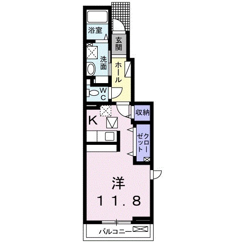 【大府市長草町のアパートの間取り】