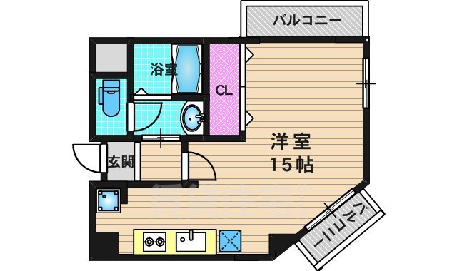 Choei第5コーポ中川の間取り