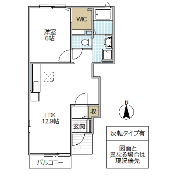 フラン・ソフィア Bの間取り