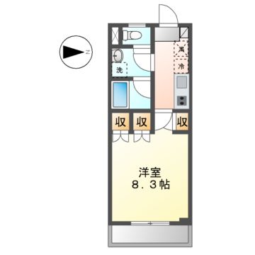 カーサ北山の間取り