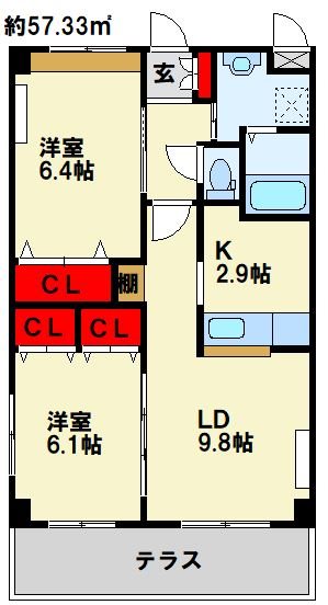 セントラルグランデの間取り