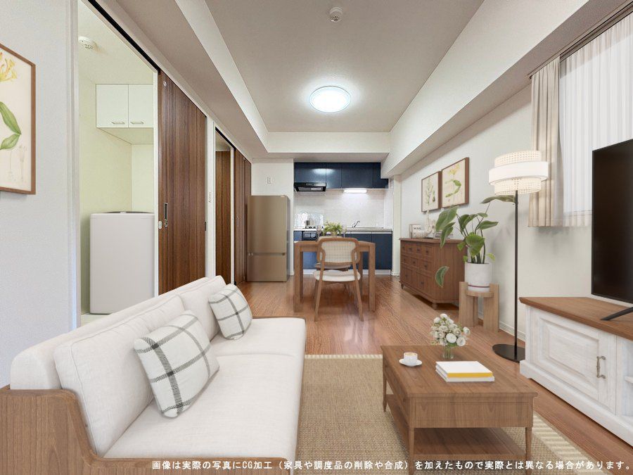 キッチン　※一部の画像は実際の写真に家具や調度品をCG合成したものです